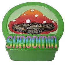 Fujima 3.5 inch Shroomin Mushroom Polystone Stash Box, Storage Box - NWT picture