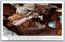 New Market Virginia~Gateway To Fairyland In Endless Caverns~Vintage Linen PC picture