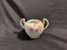 Nippon Hand Painted Replacement Sugar Bowl,Pink Roses & Gold Trim PRE-OWNED picture