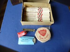 Vtg Lot of Chief Oshkosh Beer Items Pencils, Clipper, Coasters , Opener picture