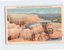 Postcard Mammoth Hot Springs Terraces Yellowstone National Park Wyoming USA picture