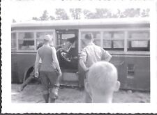 VINTAGE PHOTOGRAPH FIREMEN THROW GAS BUS FIRE BURN ROCHESTER NEW YORK OLD PHOTO picture