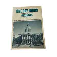 One Day Tours From Atlanta Through Georgia Vintage Travel Brochure picture