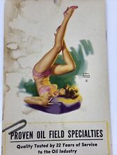 June 1949 Pinup Calendar Earl Moran Advertising Patterson Ballagh Oil Jackson CO picture