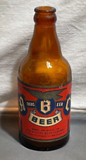 VERY RARE Vintage 1930s ABC New Athens Brewing Company BEER BOTTLE 12oz STEINIE picture