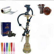3 FT Tall HOOKAH  shisha set W Breeze Coconut Charcoal Tips And Foil picture