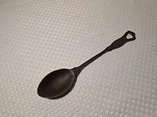 Vintage Antique Cast Iron Serving Spoon 10 3/4
