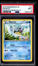 PSA 9 Squirtle 2013 Pokemon Card 14/101 Build-A-Bear Workshop Promo picture