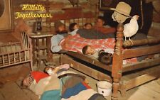 Postcard MO Hillbilly Togetherness Family & Chicken in Bed 1975 Vintage PC J7824 picture