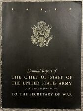 1943-45 Biennial Report of The Chief of Staff of The US Army To Secretary of War picture