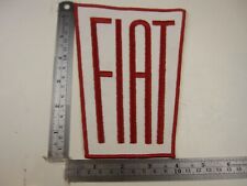 Vintage Large FIAT Automotive Related Back Patch  BIS picture