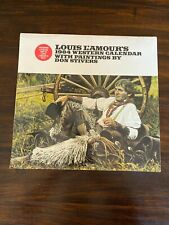 Vintage Louis L'amour's 1984 Western Calendar with Paintings by Don Stivers picture