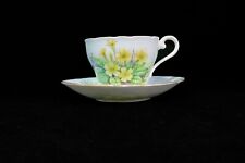 Antique Aynsley Bone China Coffee or Tea Cup & Saucer Set, C597/1 Blue (509) picture
