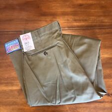 Vintage 1996 NWT Official Boy Scouts Of America Green Uniform Pants Size 36X36 picture