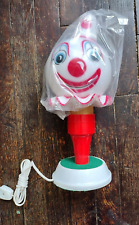Vintage Light Up Clown Head * Corded Night-Light  Lamp * Bulb included * tested picture