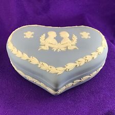 Wedgwood Royal Wedding Trinket Box Lady Diana Prince Charles Heart Shaped 1981 picture