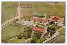1929 Bird's Eye View Hershey Industrial School Hershey Pennsylvania PA Postcard picture