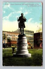 Cleveland OH-Ohio, General Moses Cleveland Monument, Vintage c1911 Postcard picture