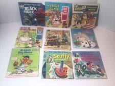 Lot of 9 See Hear Read Book W/Records - Black Hole, Hobbit, Muppets, Disney picture
