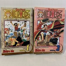 One Piece Vol #1 & #3 East Blue Shonen Jump Manga Paperback Lot Of 2 Eichiro Oda picture