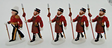 Dept 56 Yeomen Of The Guard Heritage Village Collection Set Of 5 w/Box NICE picture