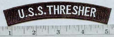 USS THRESHER - Lost submarine ship tab - Cut edge on full embroidery picture