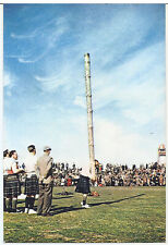 Caber Toss, Vintage PC, Traditional Scottish Sport, Highland Gathering picture