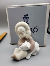 “Eskimo Playing” – Lladro 01195. Retired 2007. Perfect condition. With box picture