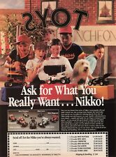 90'S Toys Nikko Excalibur Turbo Aero Panther Mini Rc Car Full Page Print Ad 8X11 picture