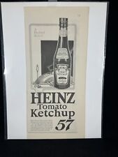 1920s Heinz Tomato Ketchup  Print Advertising Collectible Ads 5.5x11 picture