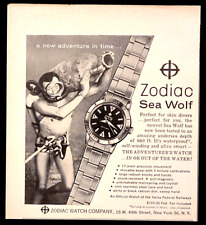 Zodiac Sea Wolf Original 1961 Vintage Print Ad picture