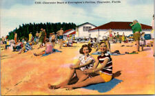 A140 Postcard Clearwater Florida Clearwater Beach At Everinghams Pavilion Swim picture