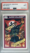 RED SKULL #81 1990 MARVEL UNIVERSE PSA 9 MINT picture