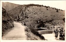 Big Thompson Canyon, CO Colorado The Little Dam RPPC Real Photo Postcard J843 picture