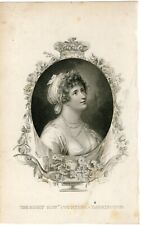 MARIA FOOTE, AFTERWARDS COUNTESS OF HARRINGTON Vintage Engraving R. Cooper picture