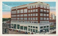 Masonic Building in Ponca City, OK antique unposted postcard picture