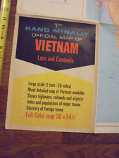 VIETNAM-LAOS & CAMBODIA MAP-LARGE 36