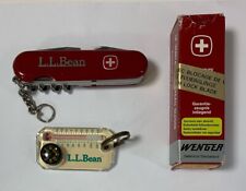 1980s WENGER Multi-Tool Knife & L.L.Bean/Luma Gauge Thermocompass Set picture