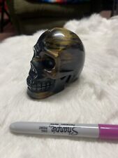 Blue tigers Eye Skull  picture