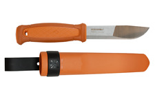 Mora Kansbol Fixed Blade Knife Burnt Orange Handle 12C27 Plain Edge picture
