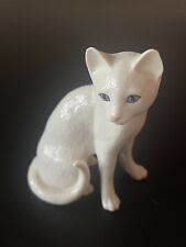 Lenox White Cat Sitting Pretty 4.75