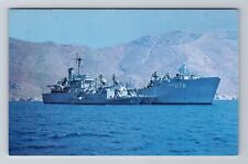 USS Graham County with Patrol Gunboats, Transportation, Antique Vintage Postcard picture
