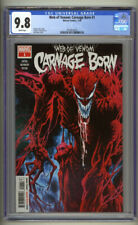 Web of Venom Carnage Born #1 CGC 9.8 Kyle Hotz Cover Highest Graded (2019) picture