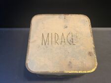 Vtg Miracle Bath Powder 7.0 Oz. Tin By Lentheric picture
