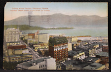 Vancouver Harbour British Columbia Canada Postcard c. 1923 Gowen Sutton 5.5x3.5