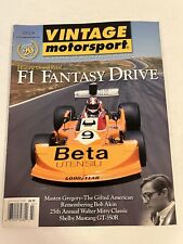Vintage Motorsport Magazine Jul/Aug 2002 “F1 Fantasy Drive” Vintage Auto Racing picture
