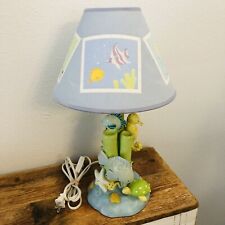 Sea Horse Fish Turtle Table Lamp & Shade Child's Room Nursery Under the Sea picture