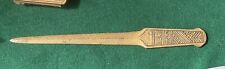antique Tiffany Studios American Indian pattern letter opener, #1189, circa 1910 picture