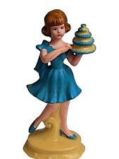 Wilton 1960 Birthday Cake Topper Blue Dress 4.5