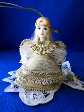 Russian Christmas Angel Doll Ornament 4 3/4